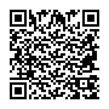 QR Code pour le numéro de téléphone +2694705107