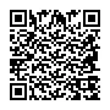 Código QR para número de telefone +2694705186