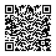 Código QR para número de telefone +2694705886