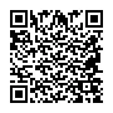 Código QR para número de teléfono +2694705977