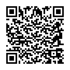 Código QR para número de telefone +2694705981