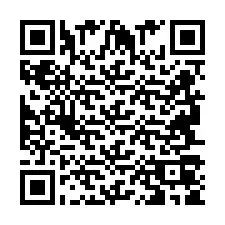 Código QR para número de teléfono +2694705996