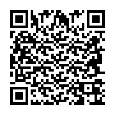 QR-код для номера телефона +2694706012