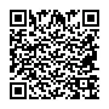 QR код за телефонен номер +2694706017