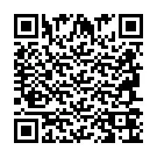 QR-код для номера телефона +2694706020