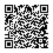 Codice QR per il numero di telefono +2694706032