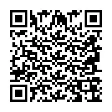 QR-код для номера телефона +2694706044