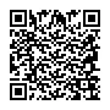 Codice QR per il numero di telefono +2694706070