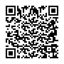 QR-code voor telefoonnummer +2694706084