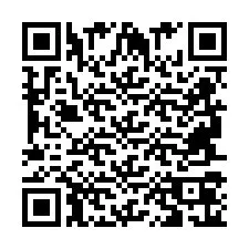 Codice QR per il numero di telefono +2694706107