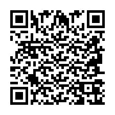 QR код за телефонен номер +2694706118