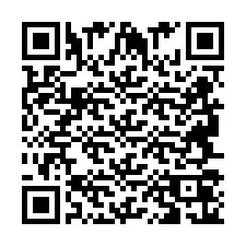 QR-code voor telefoonnummer +2694706122