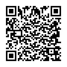 QR-код для номера телефона +2694706124