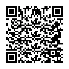 QR-code voor telefoonnummer +2694706137