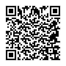 QR-koodi puhelinnumerolle +2694706157