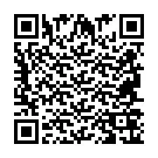 Codice QR per il numero di telefono +2694706167