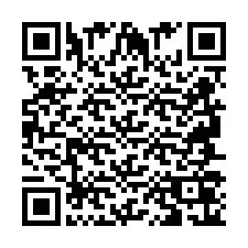 QR-code voor telefoonnummer +2694706168