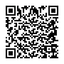 Código QR para número de telefone +2694706299