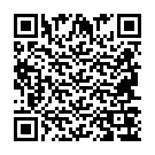 Código QR para número de teléfono +2694706357