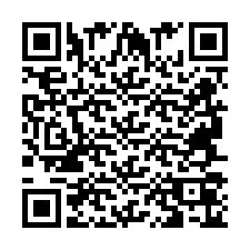 QR-код для номера телефона +2694706523