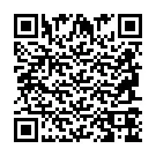 Código QR para número de telefone +2694706601