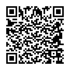 QR Code pour le numéro de téléphone +2694706637