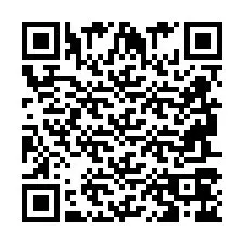 QR-code voor telefoonnummer +2694706685