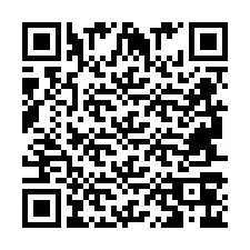 Codice QR per il numero di telefono +2694706687
