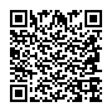 Código QR para número de teléfono +2694706688