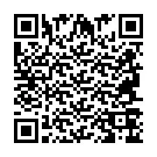 Codice QR per il numero di telefono +2694706693