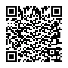 QR Code pour le numéro de téléphone +2694706700