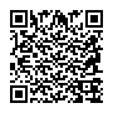 Código QR para número de telefone +2694706701