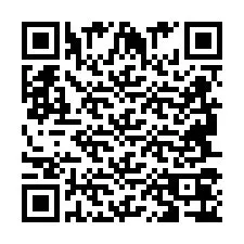 Código QR para número de telefone +2694706716