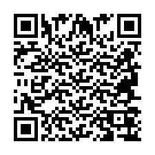 QR-code voor telefoonnummer +2694706723