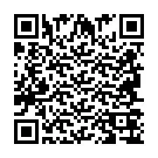 Código QR para número de telefone +2694706726