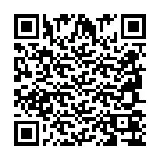 Código QR para número de telefone +2694706730