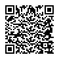 Codice QR per il numero di telefono +2694706733