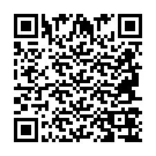 Código QR para número de teléfono +2694706743