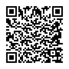 QR Code สำหรับหมายเลขโทรศัพท์ +2694706749