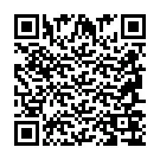 Código QR para número de teléfono +2694706771