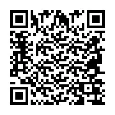 QR-код для номера телефона +2694706773