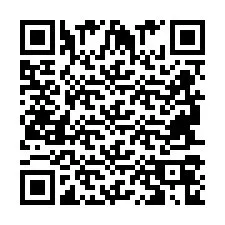 QR-код для номера телефона +2694706807