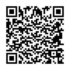 Código QR para número de teléfono +2694706817