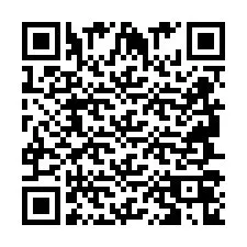 Código QR para número de telefone +2694706824