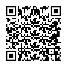 Codice QR per il numero di telefono +2694706829