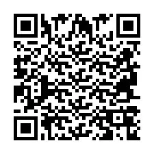 Código QR para número de telefone +2694706843