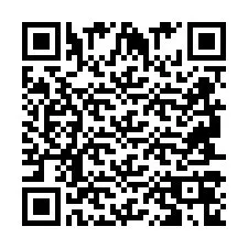 Código QR para número de telefone +2694706849