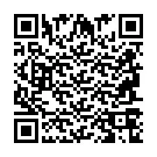 Código QR para número de teléfono +2694706885