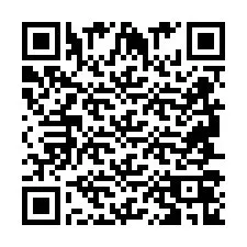 Codice QR per il numero di telefono +2694706929