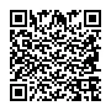 Código QR para número de telefone +2694706986